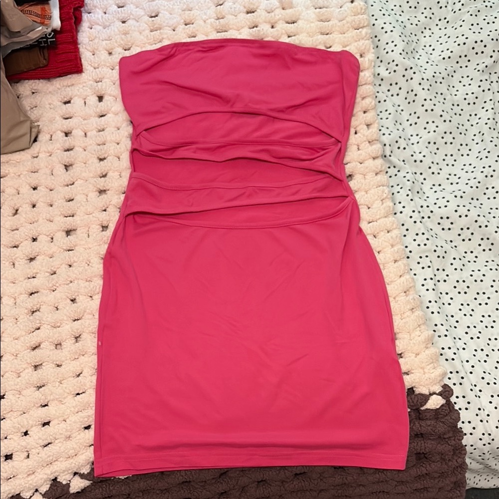 Strapless Pink Dress